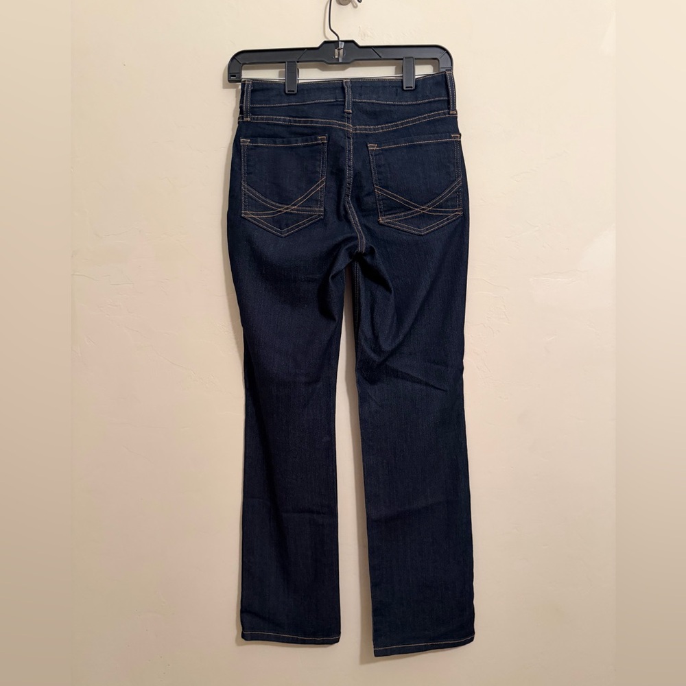 NYDJ Marlyn straight dark wash jeans size 2p - Picture 2 of 8